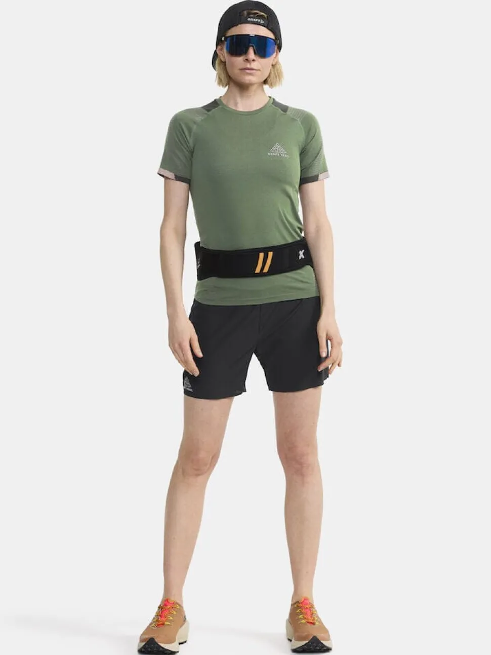 Women's Pro Trail Running Shorts - Black